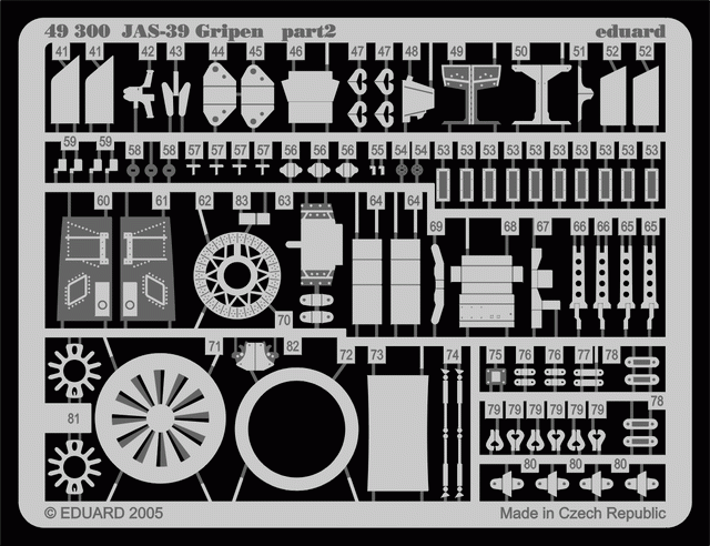 Eduard 49300 JAS-39 Gripen 1/48 Italeri – image 3