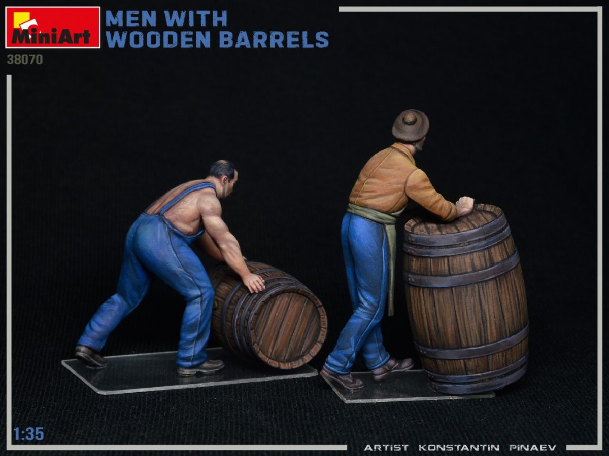 MiniArt 38070 HOMMES AVEC DES BARILS EN BOIS 1/35 – Bild 4