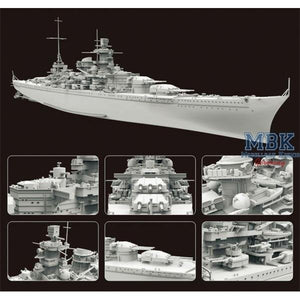 Maquette FlyHawk FH1148S Cuirassé allemand Scharnhorst 1943 Édition Deluxe 1/700 – Bild 4