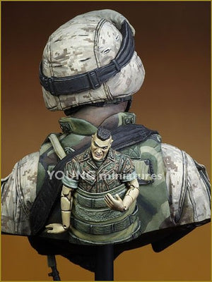 Young Miniatures YM1816 USMC Falloujah Irak 2004 1/10 – imagen 6