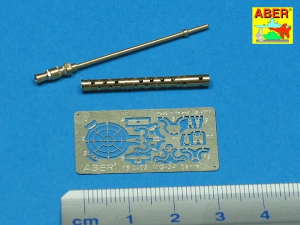 Canon tourné Aber 16L-02 pour mitrailleuse allemande MG34 1/16  – image 2