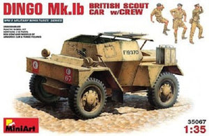 MiniArt 35067 DINGO Mk.1b VOITURE DE SCOUT BRITANNIQUE avec ÉQUIPAGE (1/35)