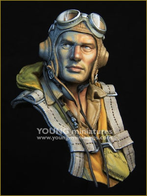 Young Miniatures YM1890 La bataille de Midway, pilote de l&amp;#39;US Navy, 1942, échelle 1/10 – Bild 2