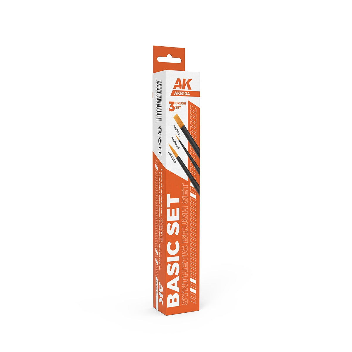 AK Interactive AKB104 ENSEMBLE DE BALAIS DE BASE – immagine 2