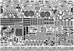 Pontos 37001R1 USS LHD-2 Essex Kit + Ensemble de détails 1/350 – Bild 11