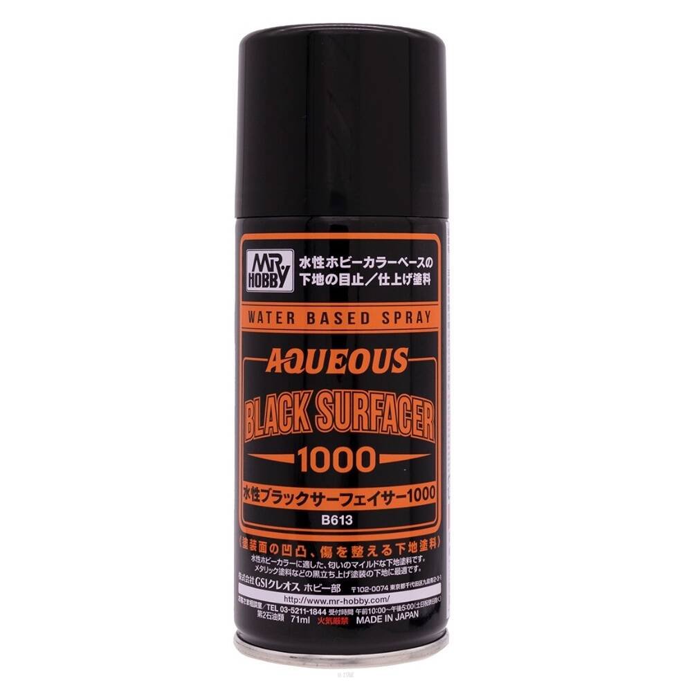 Mr.Hobby B-613 Mr.Hobby Peinture de surface noire aqueuse 1000