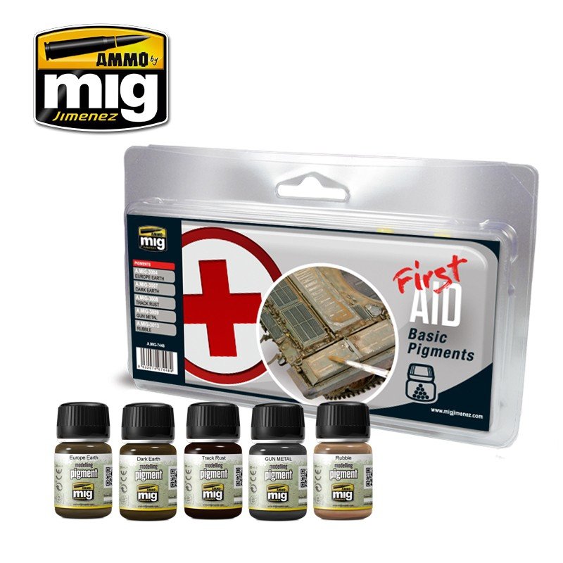 Munitions de Mig 7448 PREMIERS SECOURS PIGMENTS DE BASE