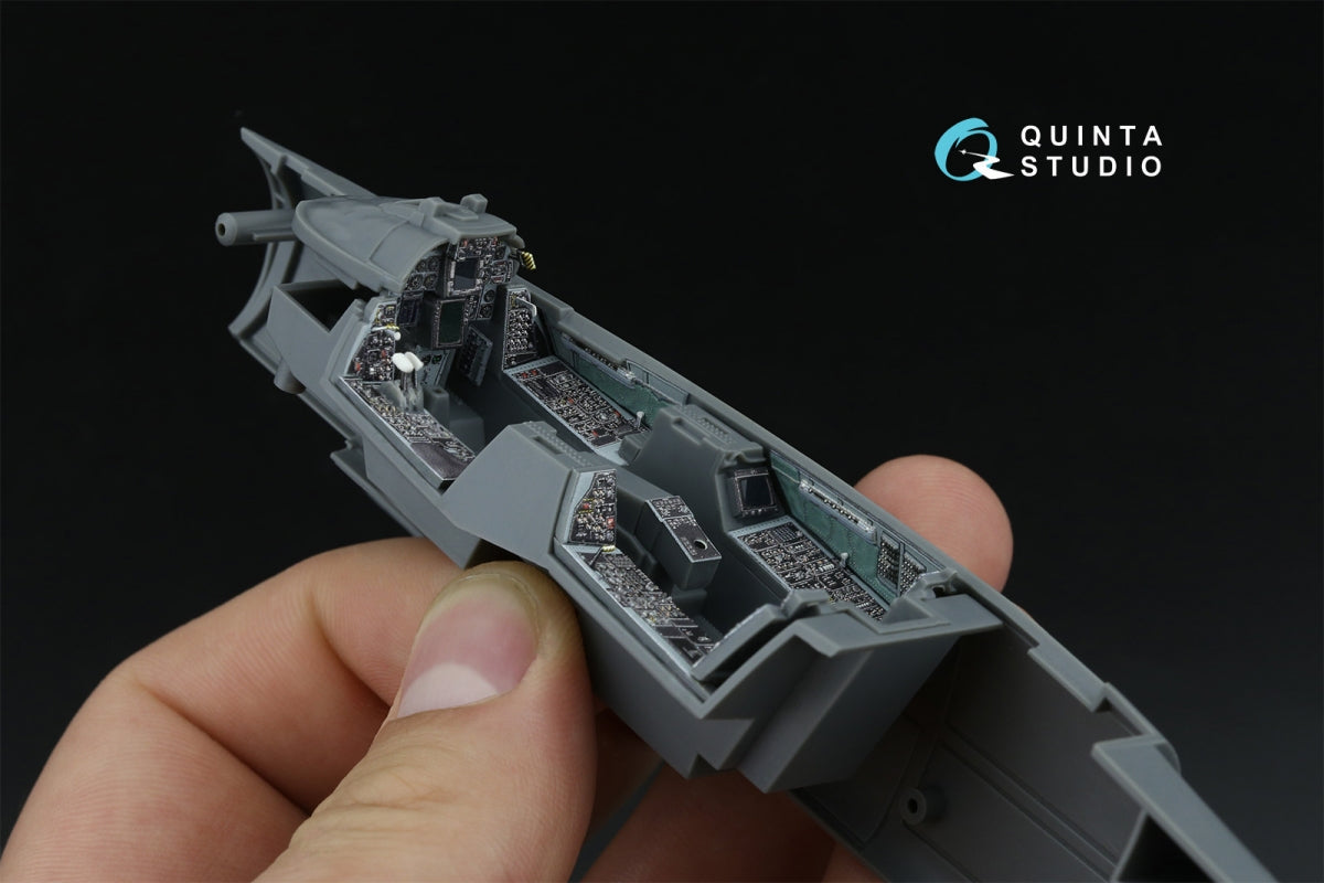 Quinta Studio QD48592 F-14A Tomcat 3D-Printed &amp; coloured Interior on decal paper (GWH) 1/48