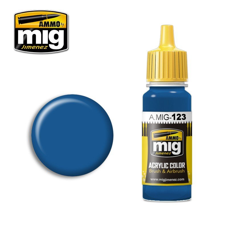 Munitions de Mig Jimenez 0123 Bleu Marine 