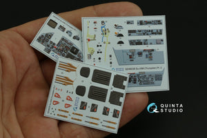 Intérieur imprimé en 3D et coloré sur papier décalcomanie Quinta Studio QD48238 Su-24M (Trumpeter) 1/48 – image 10