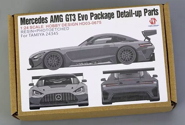 Kit de photodécoupe Hobby Design HD03-0675 pour Mercedes AMG GT3 Evo Tamiya 1/24