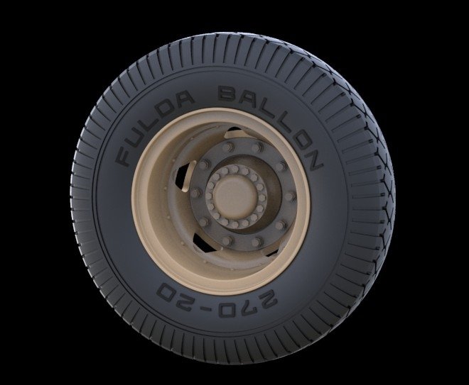 Roues de route Panzer Art RE35-244 pour Mercedes 4500 (premier modèle) 1/35 – imagen 2