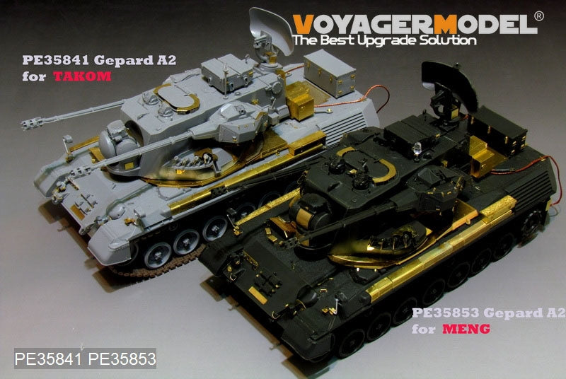 Maquette Voyager PE35841 Gepard A2 SPAAG allemand moderne de base pour TAKOM 2044 au 1/35 – image 15