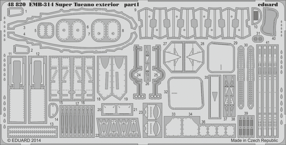 Eduard 48820 EMB-314 Super Tucano extérieur HOBBY BOSS 1/48 – image 2