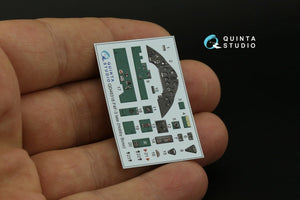 Intérieur imprimé en 3D et coloré sur papier décalcomanie Quinta Studio QD48318 F4F-3 (Hobby Boss) à l&amp;#39;échelle 1/48 – image 4