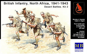 Master Box 3580 Infanterie britannique en action (Afrique du Nord 1941-1943). Batailles du désert. Maquette 2 (1/35)
