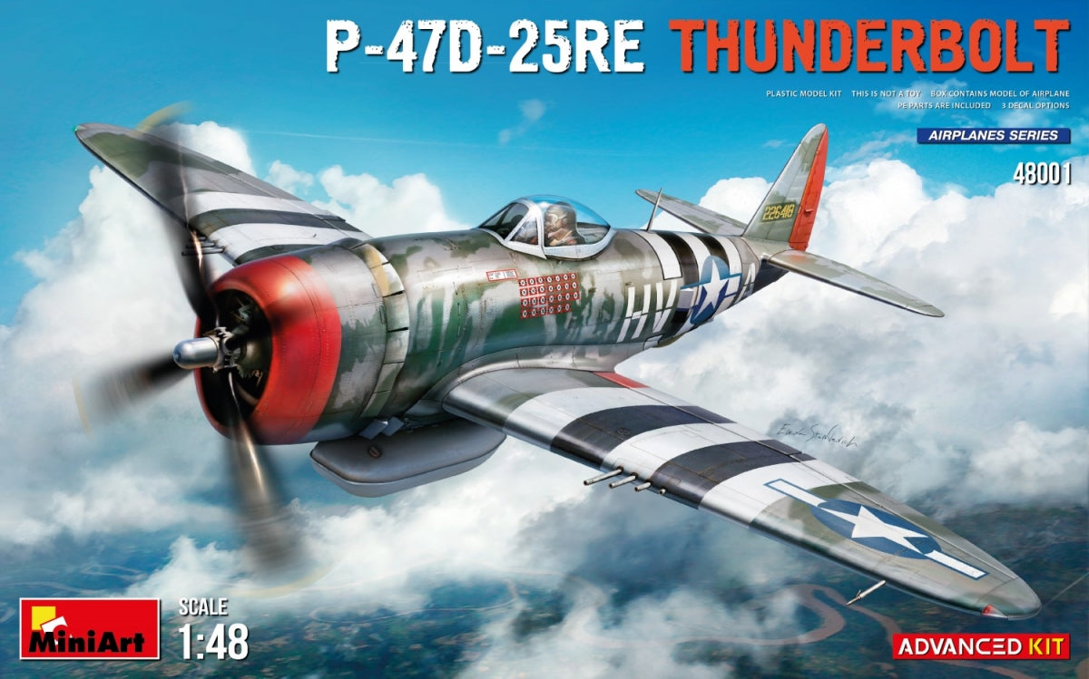 MiniArt 48001 P-47D-25RE Thunderbolt - Kit avancé 1/48