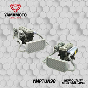 Yamamoto YMPTUN98 2JZ Twin Turbo Kit for Tamiya 24123 1/24 – zdjęcie 4