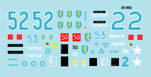 Star Decals 35-862 27e Brigade Blindée n° 3 1/35 – Bild 2