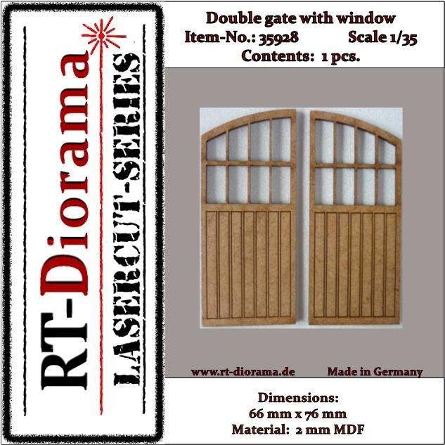 RT-Diorama 35928 Double portail avec fenêtres 1/35
