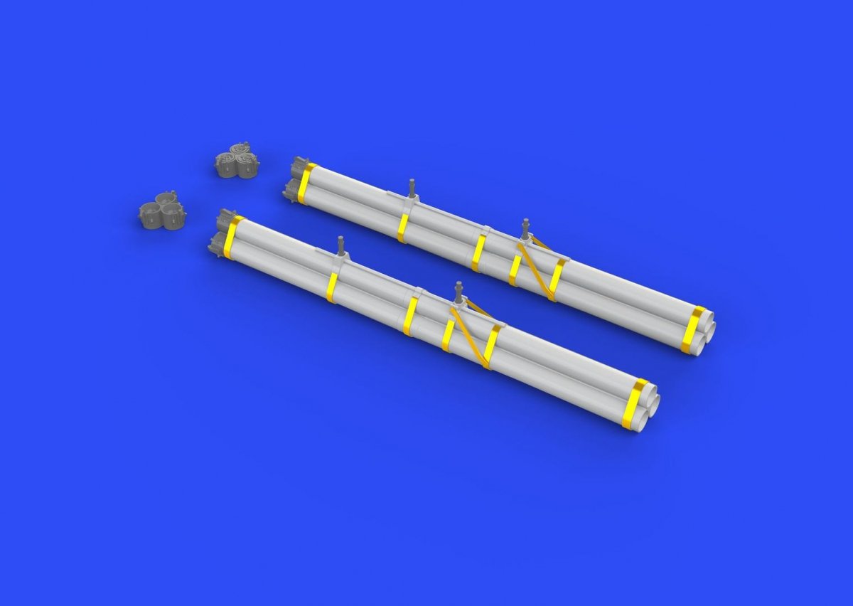 Lance-roquettes bazooka Eduard 632082 pour P-40 au 1/32  – image 2
