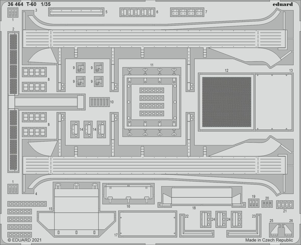 Eduard 36464 T-60 HOBBY BOSS 1/32