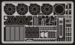 Eduard 72463 Fw 200C Condor extérieur 1/72 REVELL