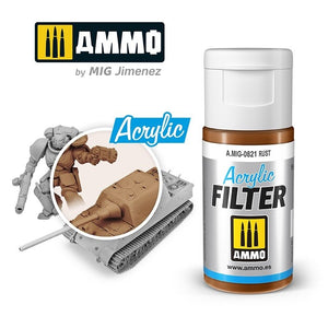 Filtre acrylique antirouille Ammo of Mig 0821 15 ml