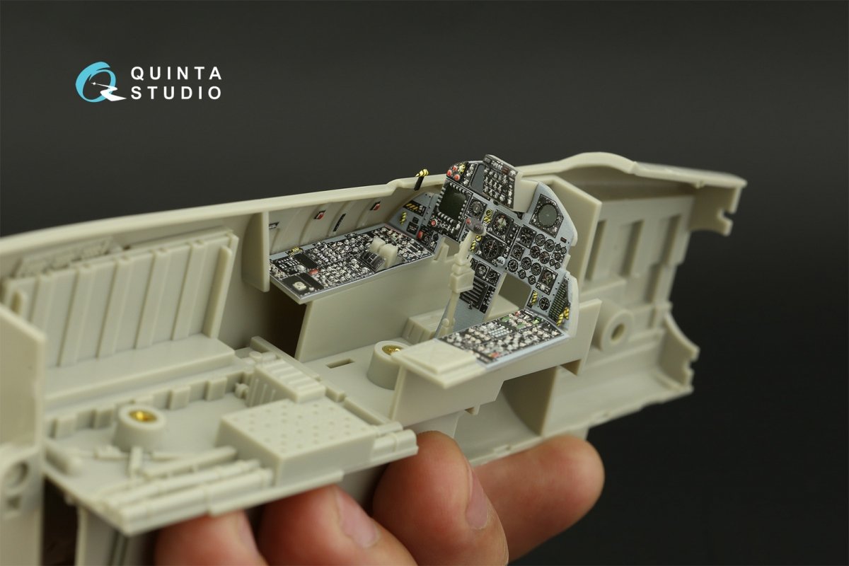 Quinta Studio QD32157 F-15C Late/F-15J late 3D-Printed &amp;amp; coloured Interior on decal paper (Tamiya) 1/32 – zdjęcie 9