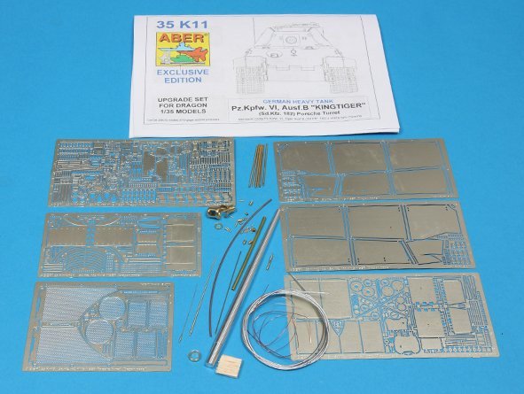 Aber 35K11 Pz.Kpfw. VI, Ausf.B (Sd.Kfz. 182) King Tiger (Tourelle Porsche) (1/35)