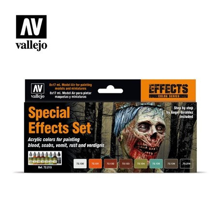 Vallejo 72213 Effets spéciaux 8x17ml