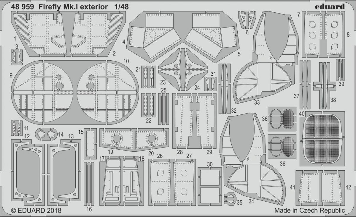 Eduard 48959 Firefly Mk. et extérieur TRUMPETER 1/48
