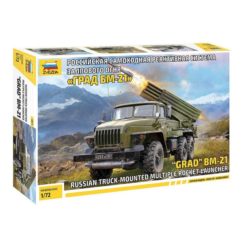 LANCE-FUSÉES Zvezda 5051 BM-21 GRAD 1 1/72