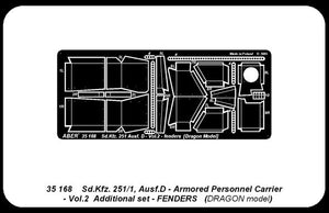 Aber 35168 Sd.Kfz.251/1 ausf.D partie 2 ailes (DRA) (1/35) – image 4