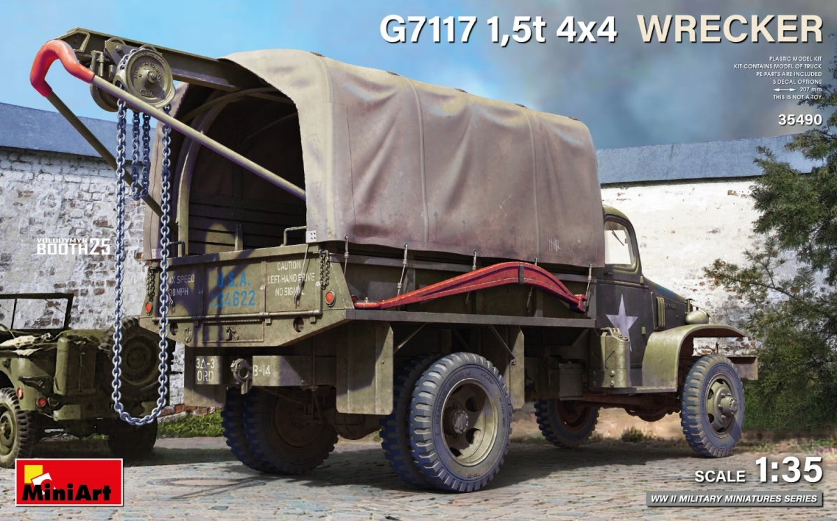 MiniArt 35490 G7117 Dépanneuse 4x4 1,5 t 1/35