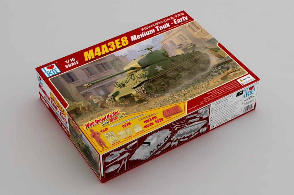 J&amp;#39;adore le kit 61619 M4A3E8 Char moyen - Première version 1/16 – immagine 2