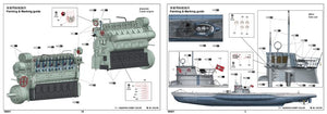 Trumpeter 06801 DKM U-Boot Type VIIC U-552 1/48 – image 9
