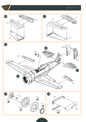 Hélice transparente ! Kit avancé CP4804 H-75N Hawk 1/48 – immagine 34