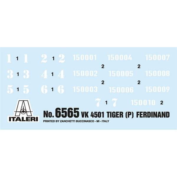 Italeri 6565 VK 4501 (P) TIGRE FERDINAND 1/35 – immagine 2