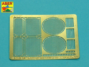 Aber 35G36 Grilles pour Jagdpanther Ausf.G1 et G2 early (Takom) 1/35
