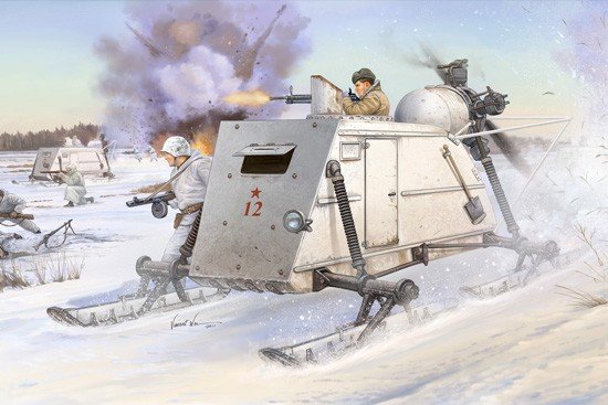 Trumpeter 02321 Aéros blindé soviétique NKL-26 (1/35)