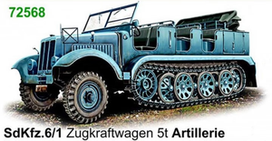 ACE 72568 Sd.Kfz. 6/1 Zugkraftwagen 5t Artillerie 1/72 – imagen 3