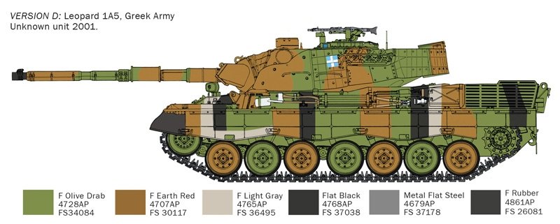 Italeri 6481 LEOPARD 1 A5 1/35 – zdjęcie 5