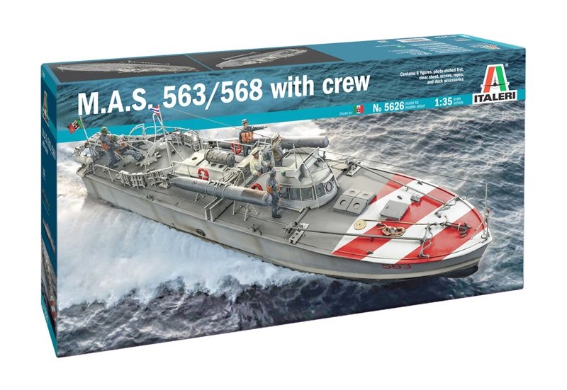Italeri 5626 MAS 563/568 avec équipage 1/35