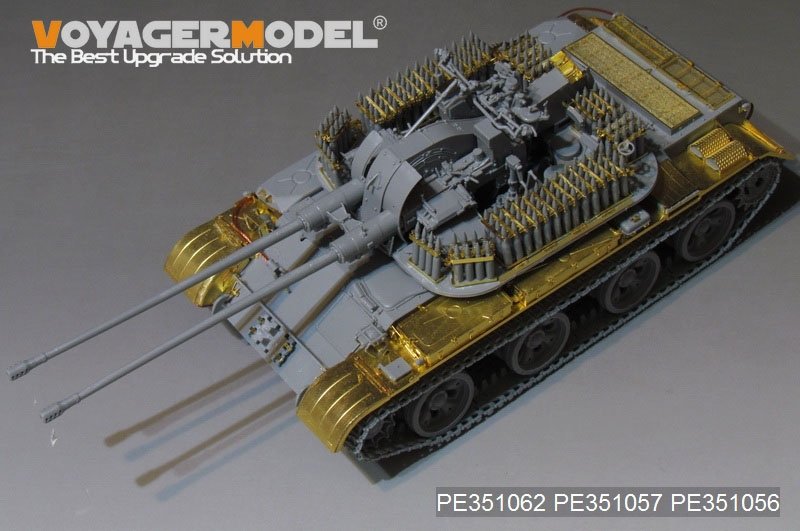 Kit d&amp;#39;amélioration intérieure de tourelle SPAAG soviétique ZSU-57-2 (Voyager Model PE351062) pour Takom 1/35 – image 3