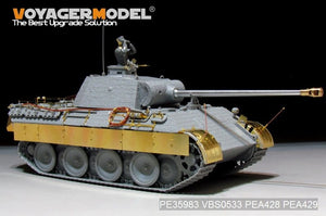 Maquette Voyager PE35983 Char Panther D allemand de la Seconde Guerre mondiale, version tardive de base, pour TAKOM 2104, échelle 1/35 – immagine 4