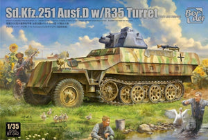 Modèle Border BT-042 Sd.Kfz.251 Ausf.D avec tourelle R35 1/35