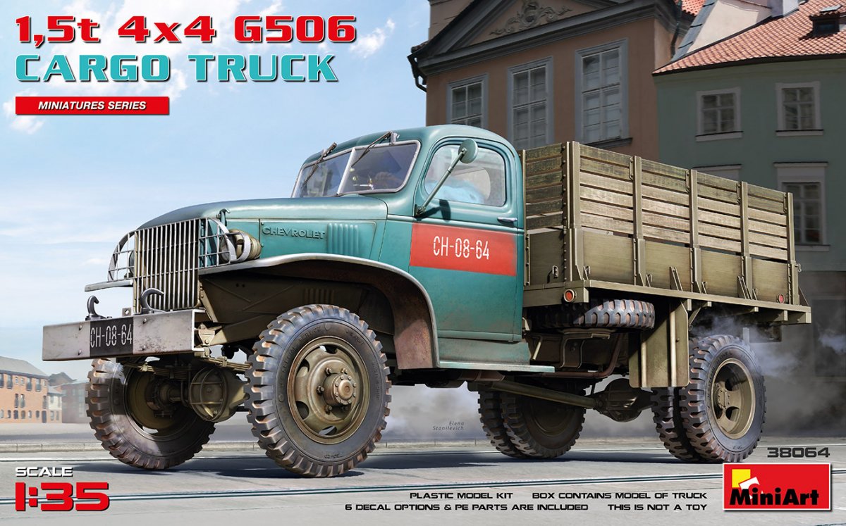 MiniArt 38064 1,5t 4×4 G506 CAMION CARGO 1/35