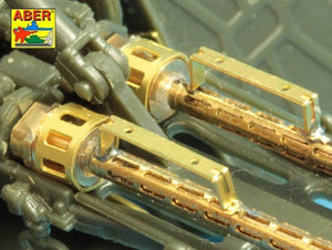Aber 35L-222 Ensemble de 2 canons pour mitrailleuses russes KPVT de 14,5 mm utilisées sur ZPU-2 ou ZPU-4 (1/35) – immagine 11