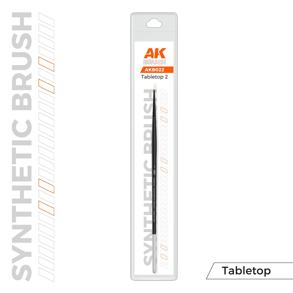 AK Interactive AKB022 Brosse de table synthétique AK – 2 – imagen 2
